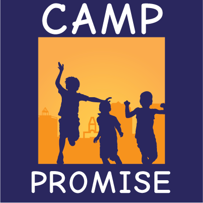 Camp Promise logo design featuring campfire themed branding symbol
