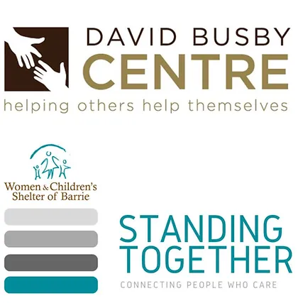 David Busby Centre logo supporting homeless shelter and community services