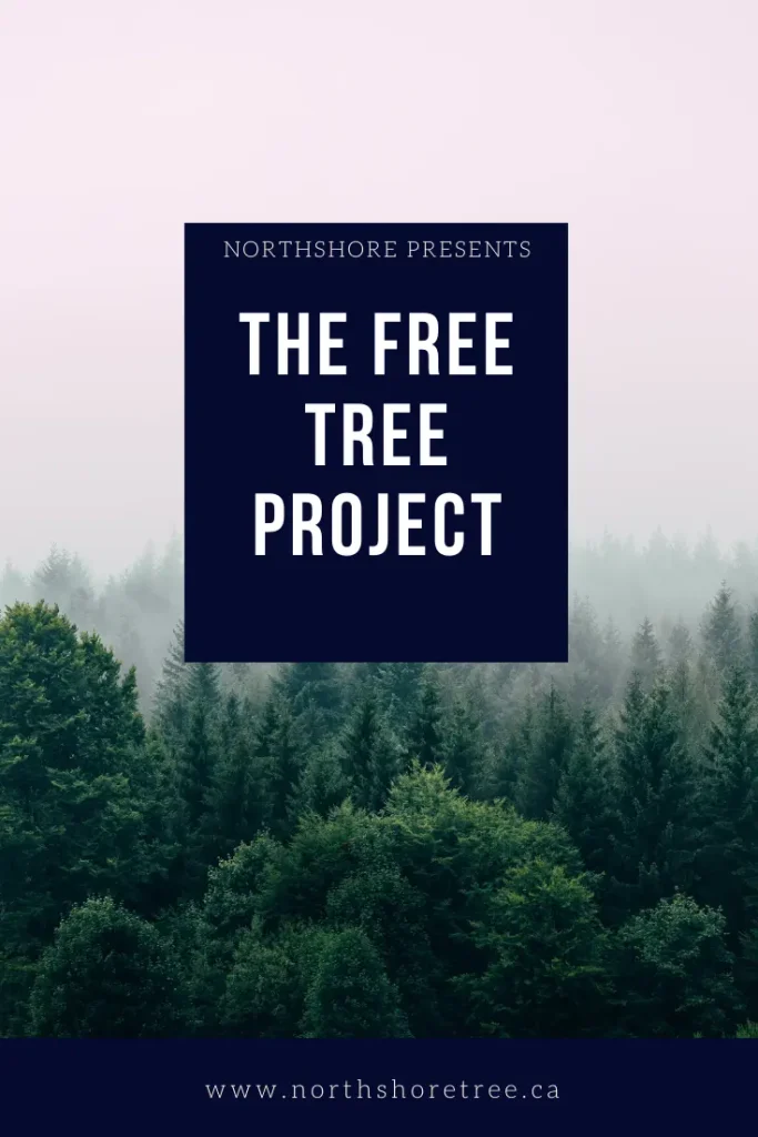 The Free Tree Project logo promoting community tree planting