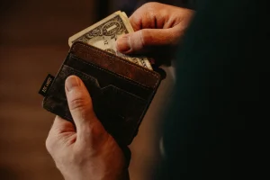 Wallet representing personal finance and money management concept